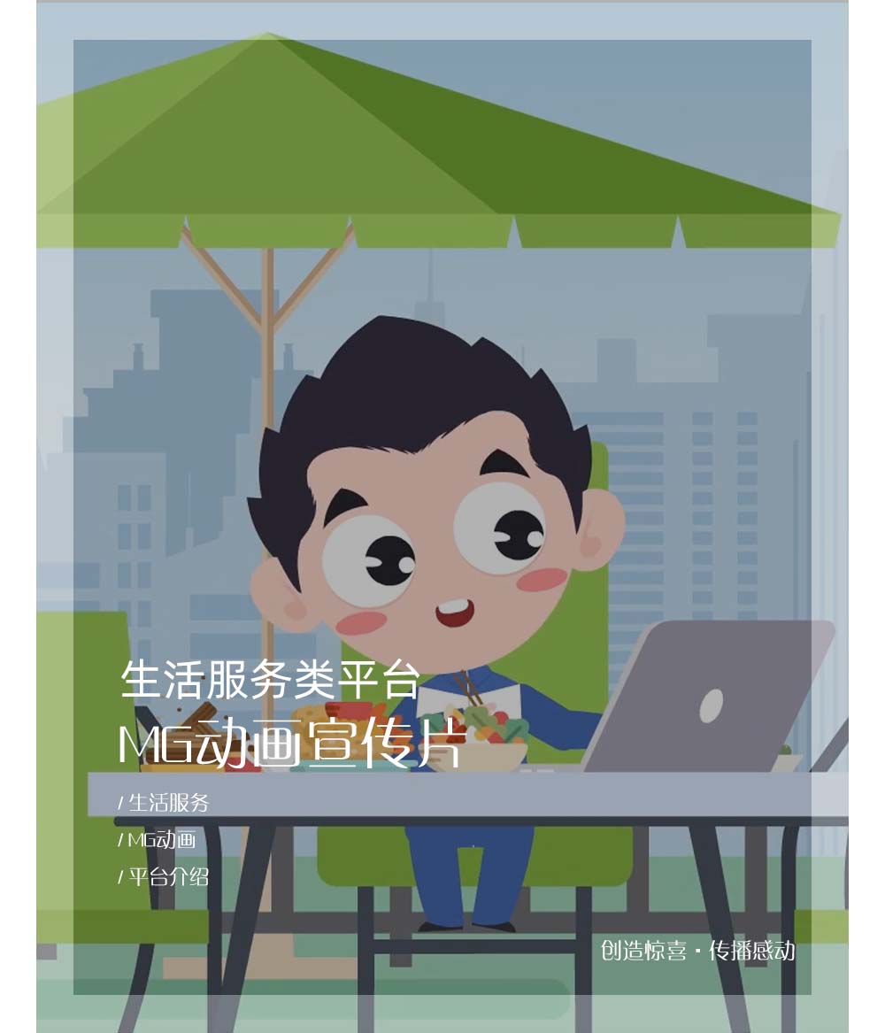 生活服务类平台MG宣传动画